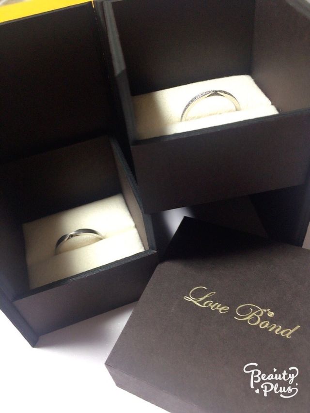 お気に入りの結婚指輪。