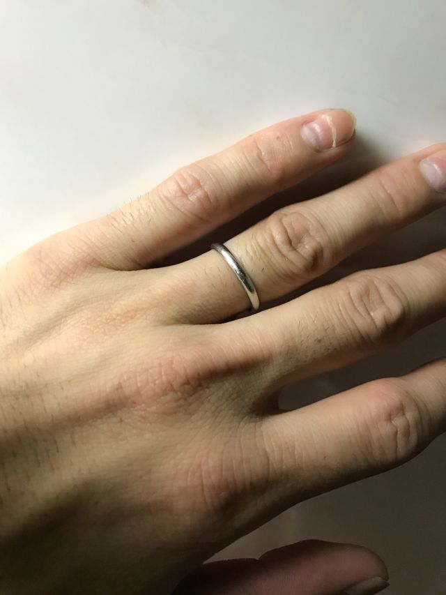 シンプルなリングです。