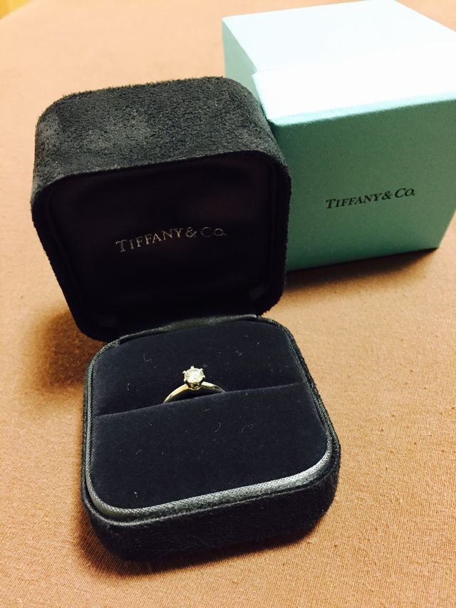 Tiffany 立て爪リング