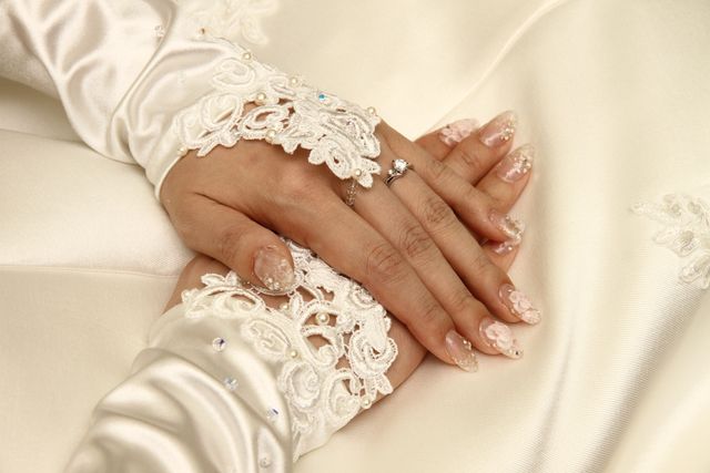 結婚式当日に撮影した物です