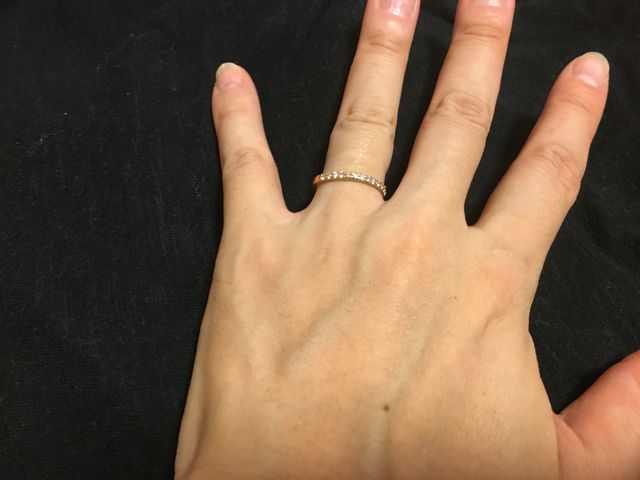 ダイヤモンド輝いてます。