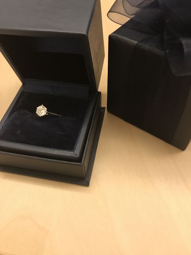 銀座シライシの婚約指輪です！