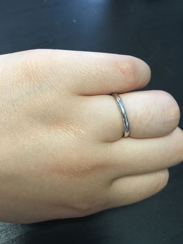 結婚指輪です。