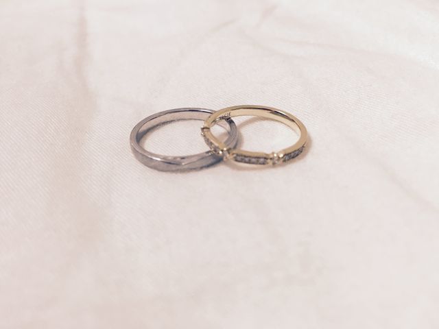 左が主人、右が私