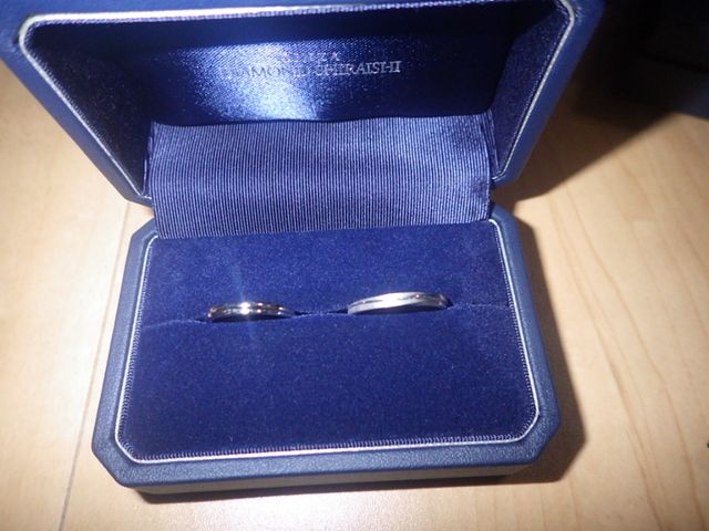 結婚指輪　総額約２０万です。
