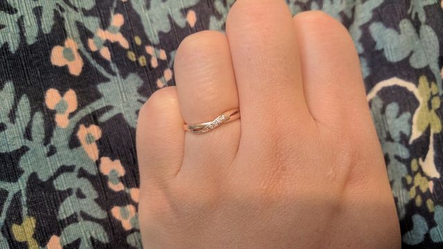 お気に入りの指輪です。