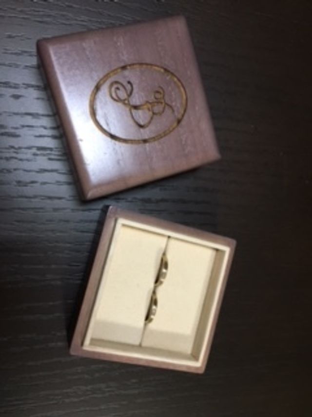 箱にも好きな文字を刻印できます。