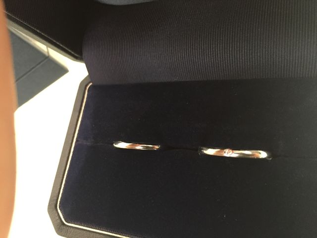 細身のリングを購入しました。