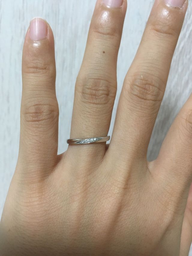 一番しっくりきた指輪でした