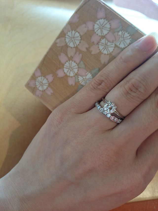 ロゼットデュー&グラニテの重ねづけ