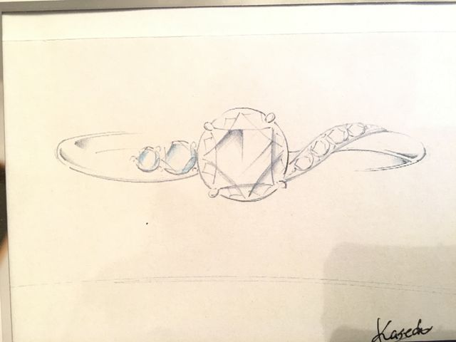 デザイナーさんが描いてくださった原画