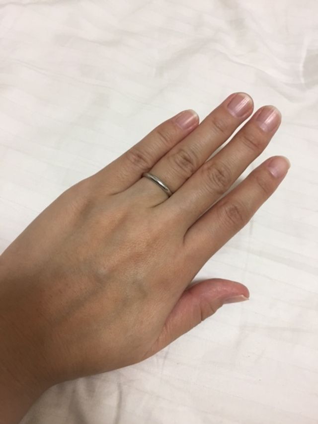 シンプルな指輪です