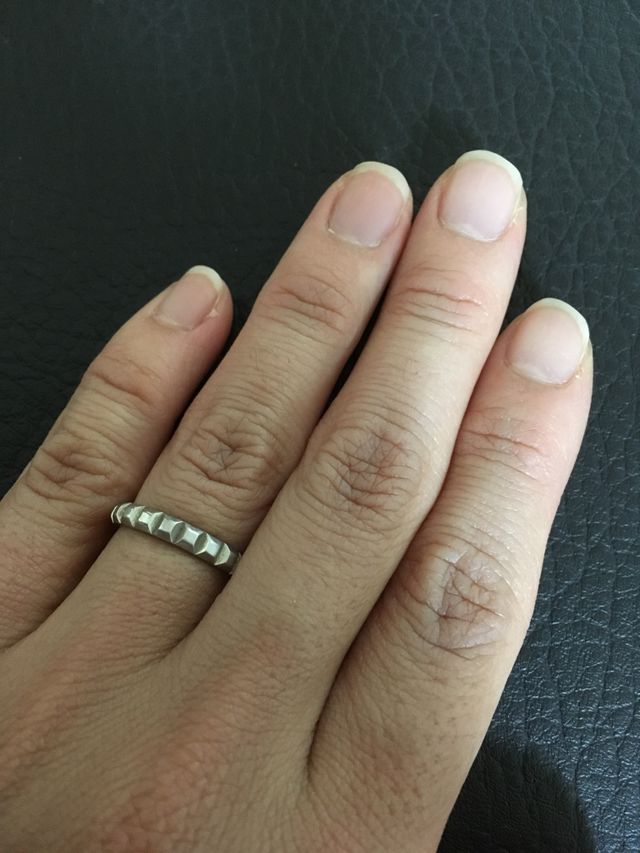 その場で見たときだけでなく鏡で見たときにとても綺麗でした！