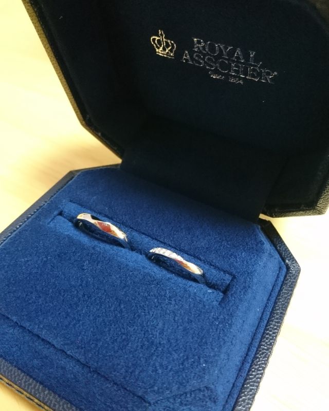 プラチナの色味が綺麗です