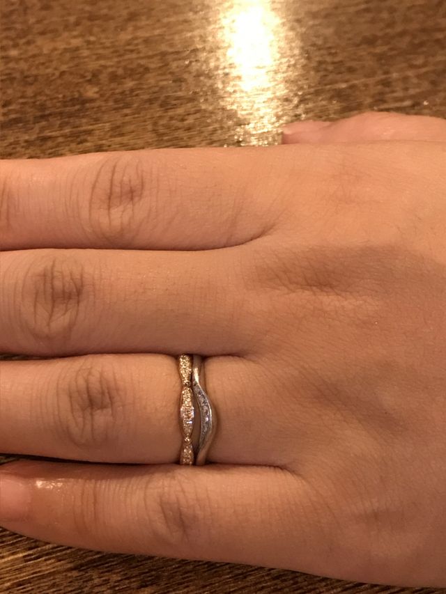 結婚指輪のディスティニーに重ねて(๑˃̵ᴗ˂̵)