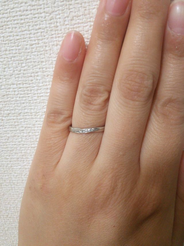 4℃の結婚指輪です。