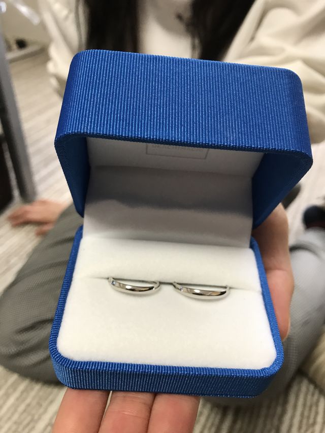 結婚指輪です。