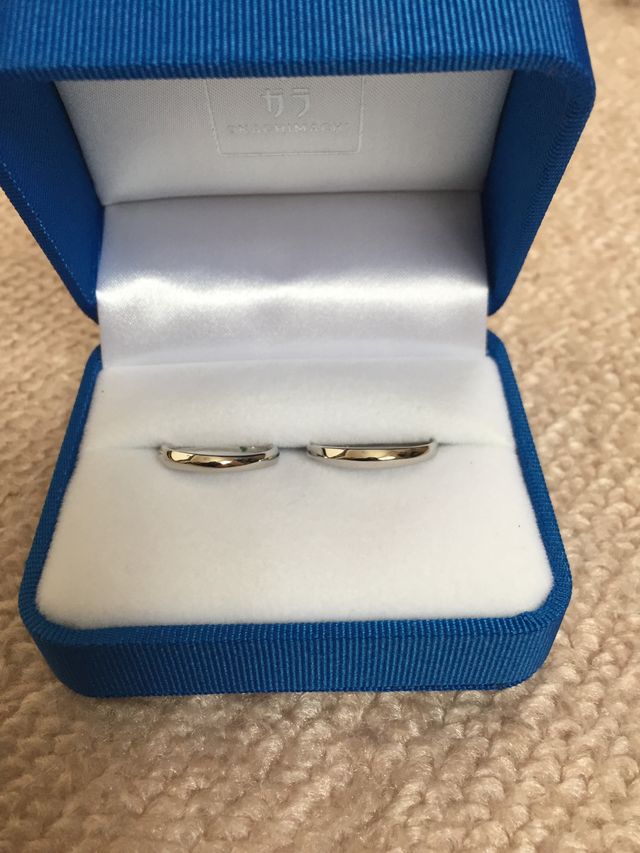 結婚指輪です。