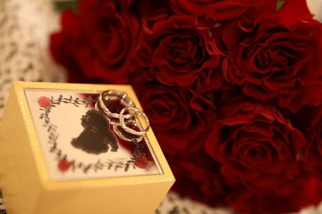 4℃ブライダルの美女と野獣モチーフの物です