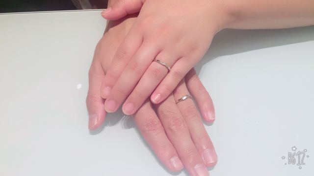 結婚指輪で購入しました。