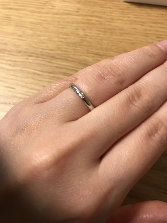 細身のタイプを選びました