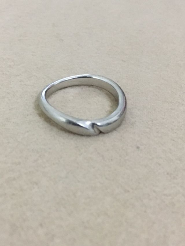 妻が選んでくれたお揃いの指輪です