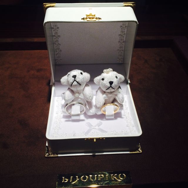 リングピローもプレゼントしてくださいました