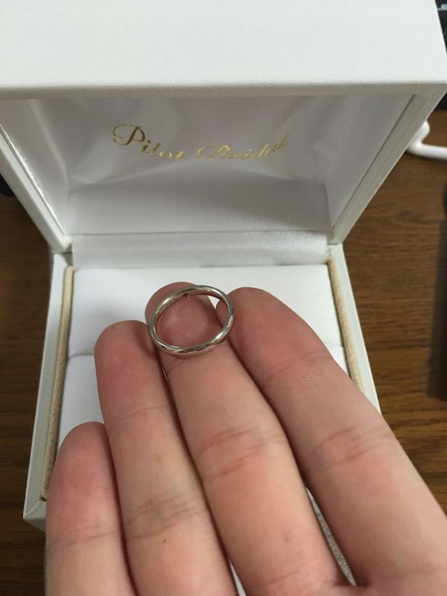 結婚指輪です。