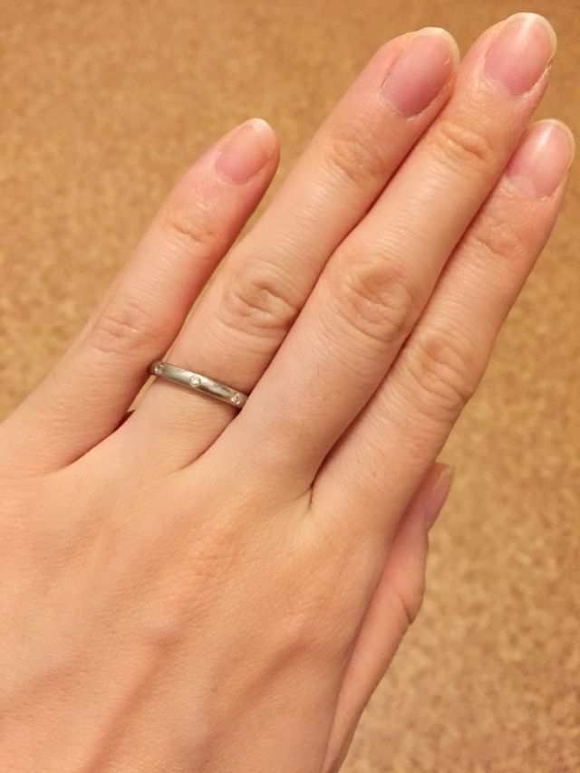 左手薬指装着時