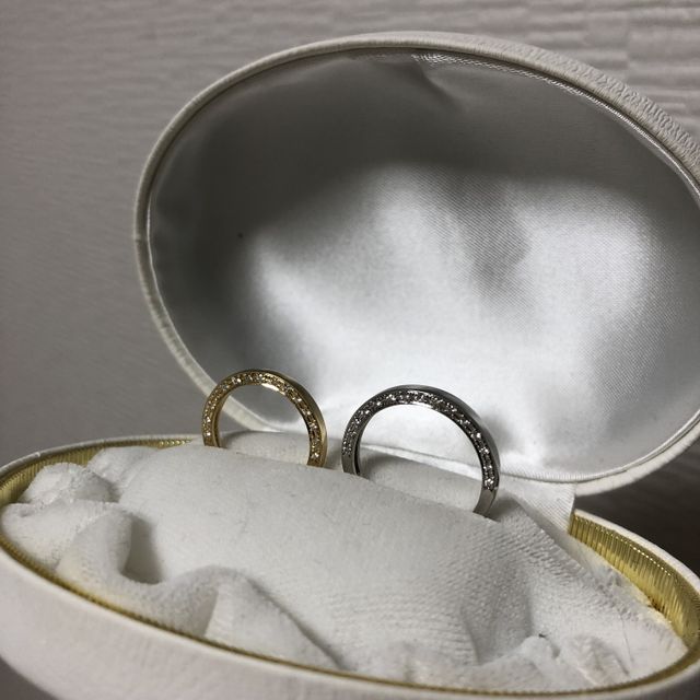 結婚指輪もカオキさんにて。