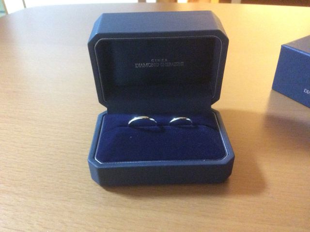 結婚指輪を購入しました。