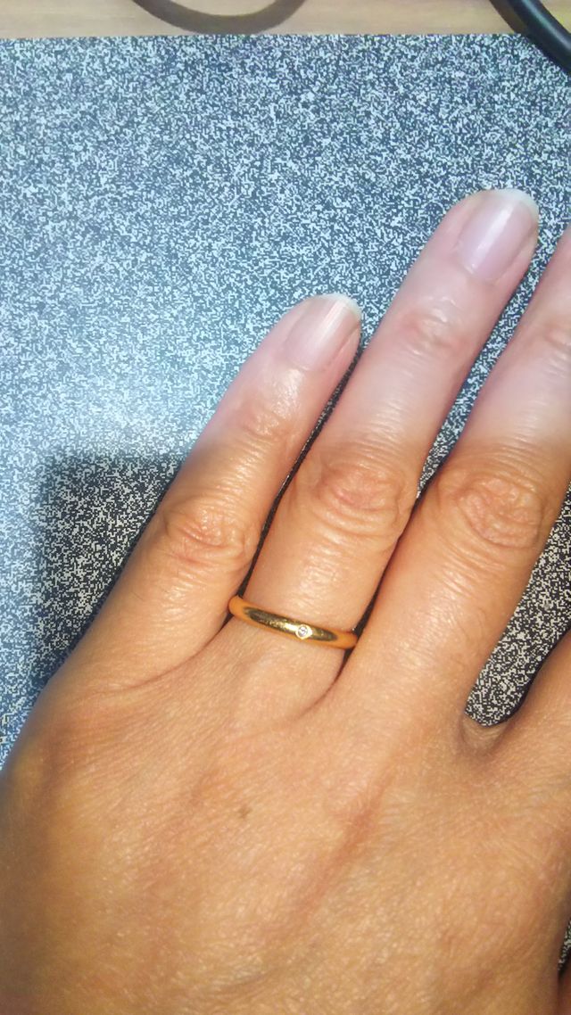 カルティエの指輪です。