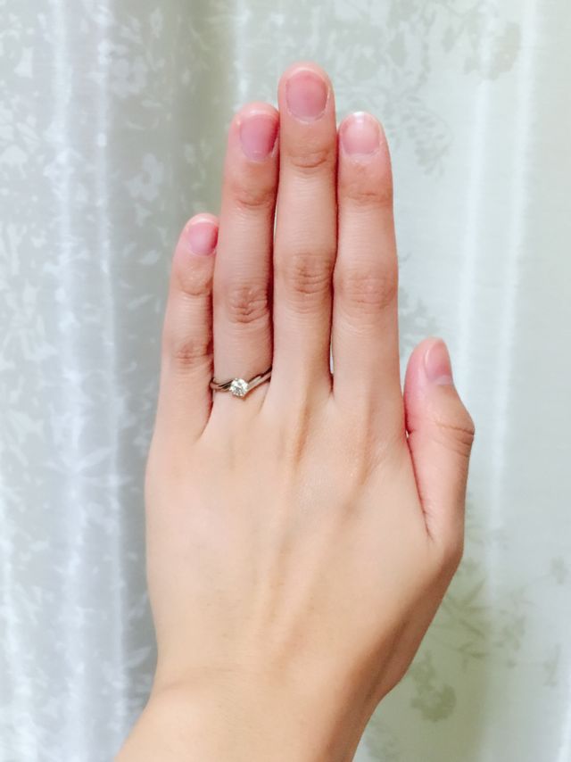 ダイヤがキラキラです