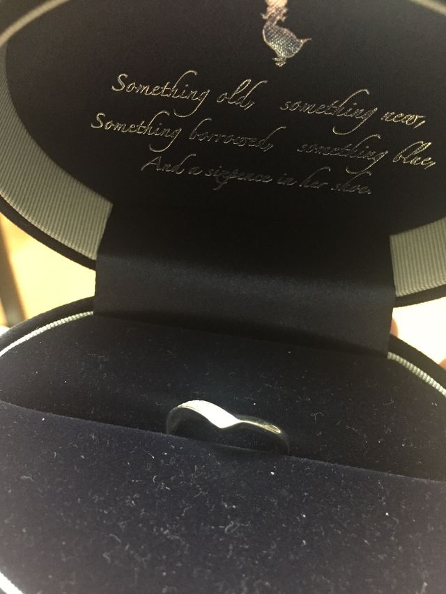 主人のもので、ダイヤが入ってないものです