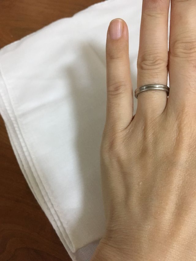 1年ほぼ外さないでいました。肌に馴染んでます