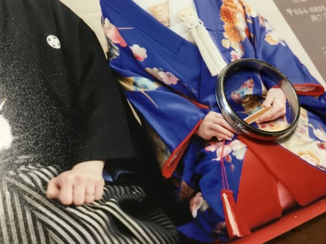 和装にも似合うシンプル&軽い指輪