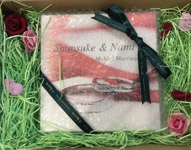 フォトブックの梱包も素敵でした