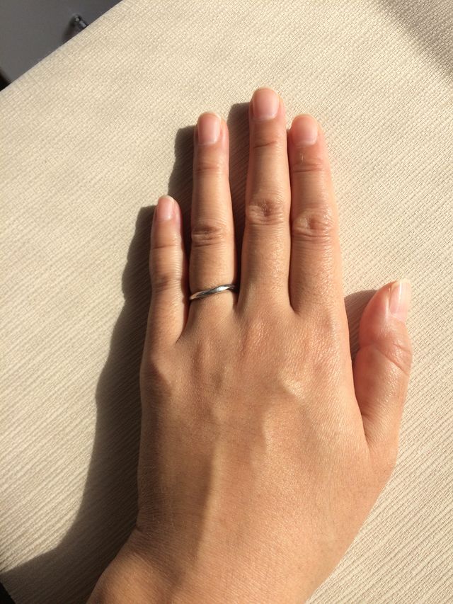 夫とお揃いのデザインです。