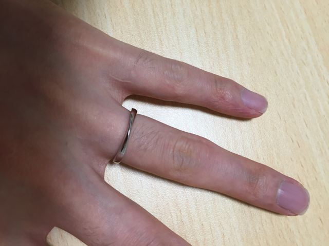 購入後、自宅内で撮影