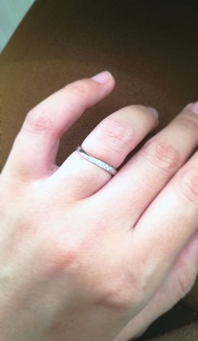 とてもつけ心地の良いリングです☆
