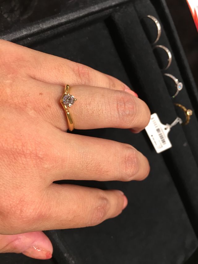 ゴールドのリング