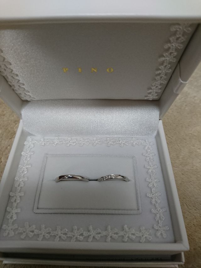 マリッジリングです。