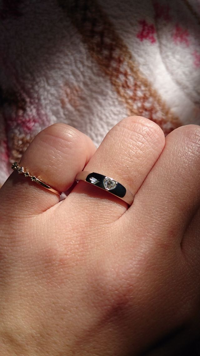 結婚指輪とピンキーリング