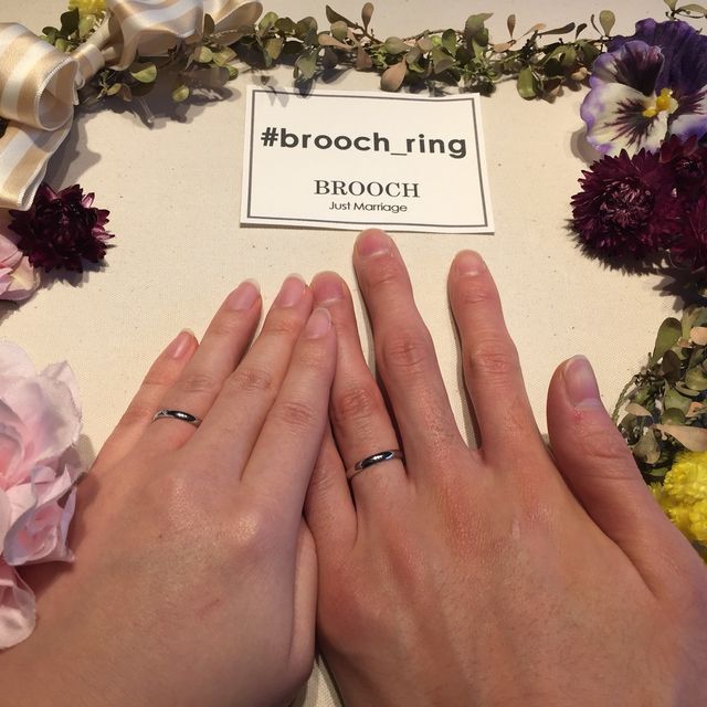 つけ心地がよくシンプルな指輪です。