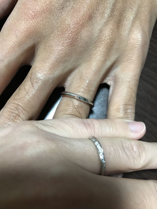 ダイヤモンドがキレイです。