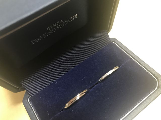 マリッジはダイヤモンドシライシさんのブーケです。