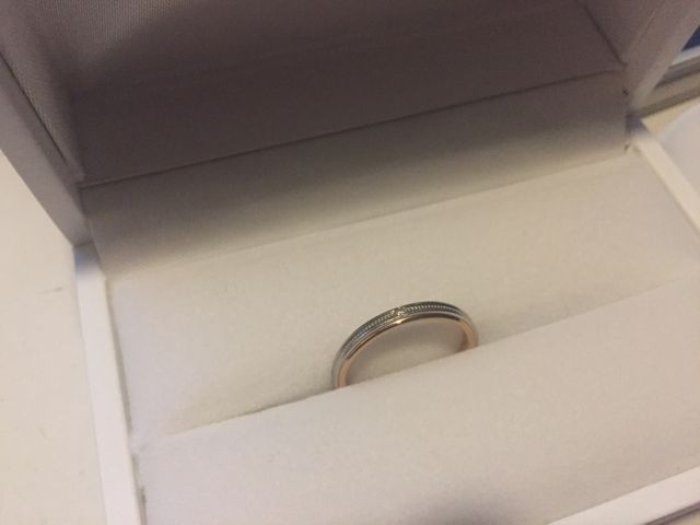 私の方の結婚指輪♪