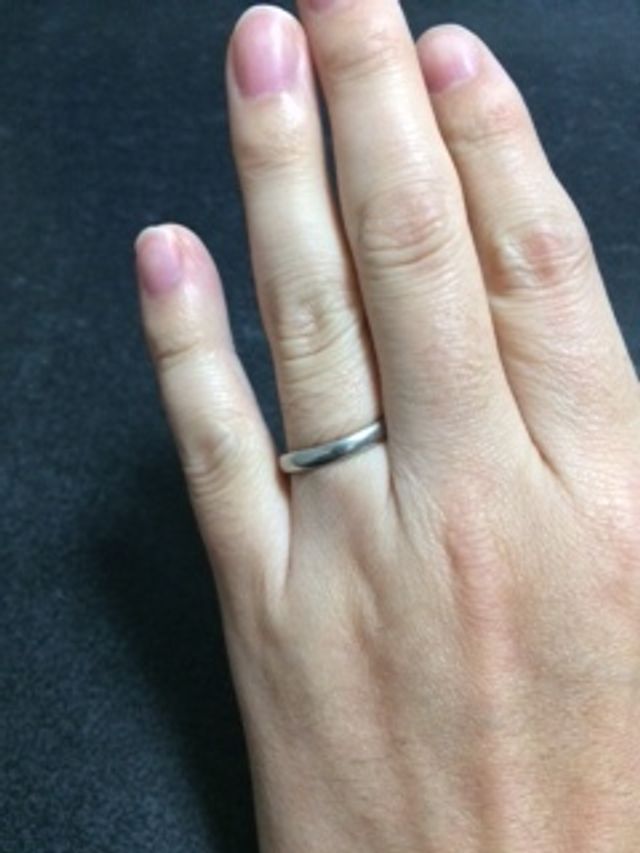 実際に着けているところです。