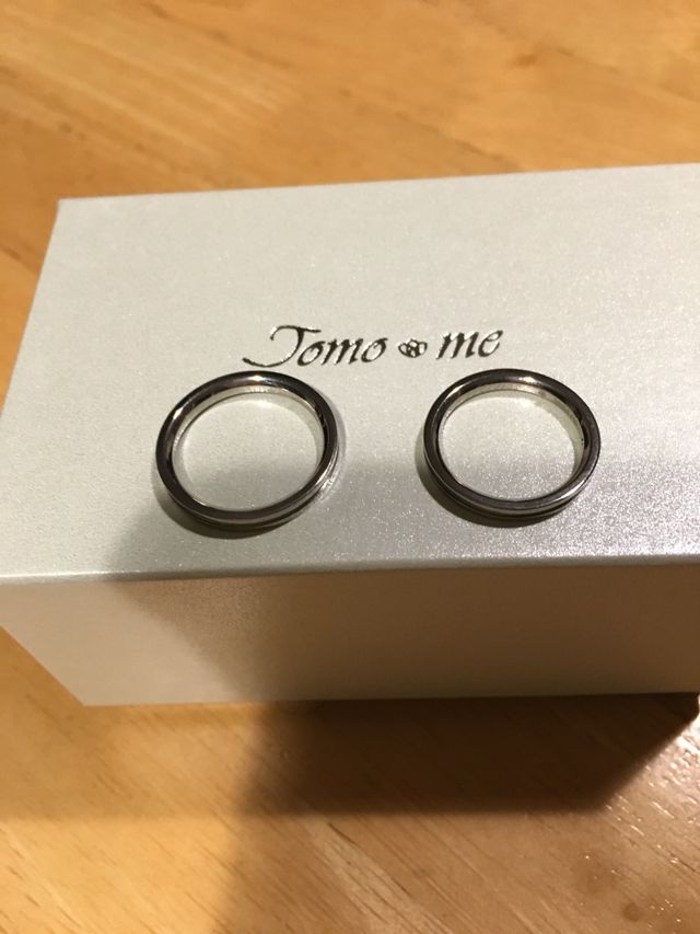 結婚指輪です。