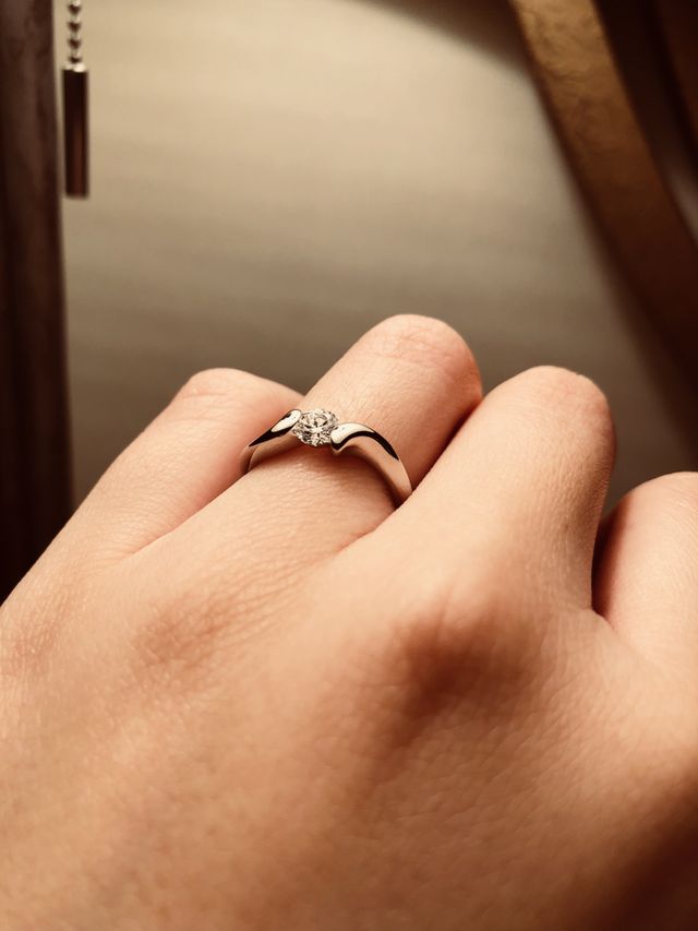 プロポーズした直後の写真です。